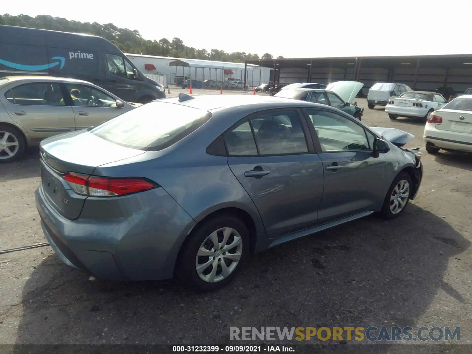 4 Photograph of a damaged car 5YFEPMAE9MP185549 TOYOTA COROLLA 2021