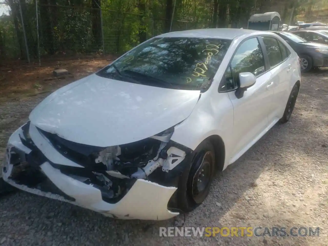 2 Photograph of a damaged car 5YFEPMAE9MP188080 TOYOTA COROLLA 2021