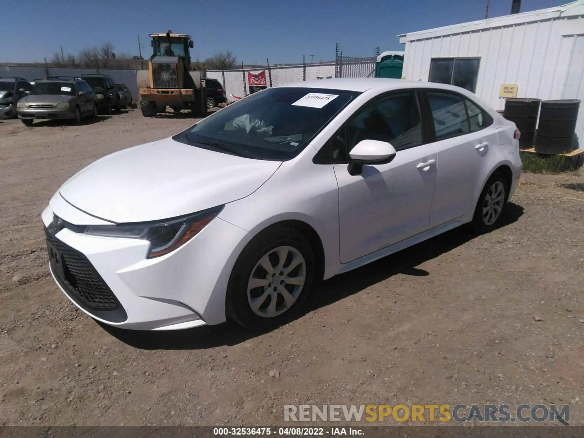 2 Photograph of a damaged car 5YFEPMAE9MP188094 TOYOTA COROLLA 2021