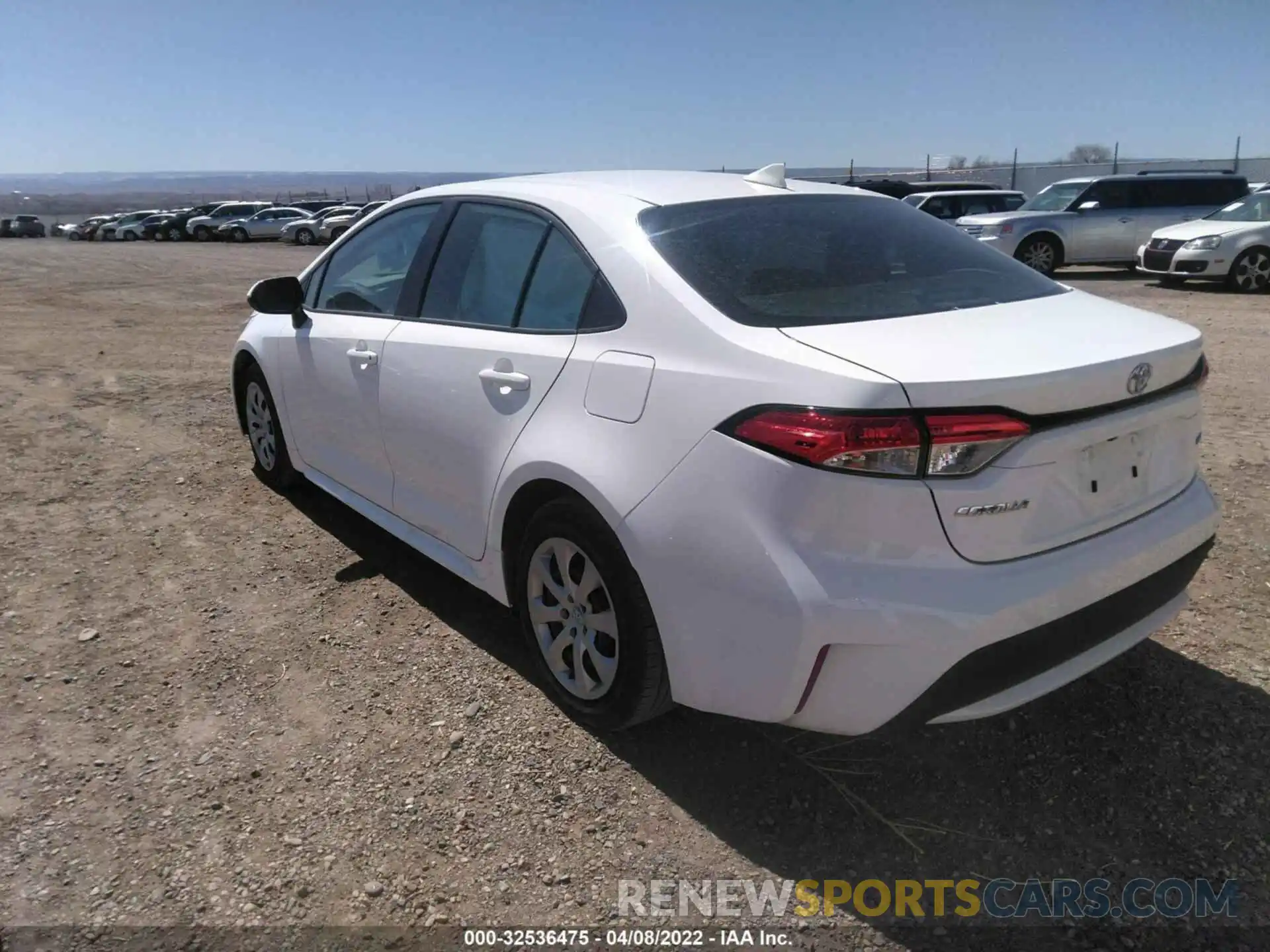 3 Photograph of a damaged car 5YFEPMAE9MP188094 TOYOTA COROLLA 2021