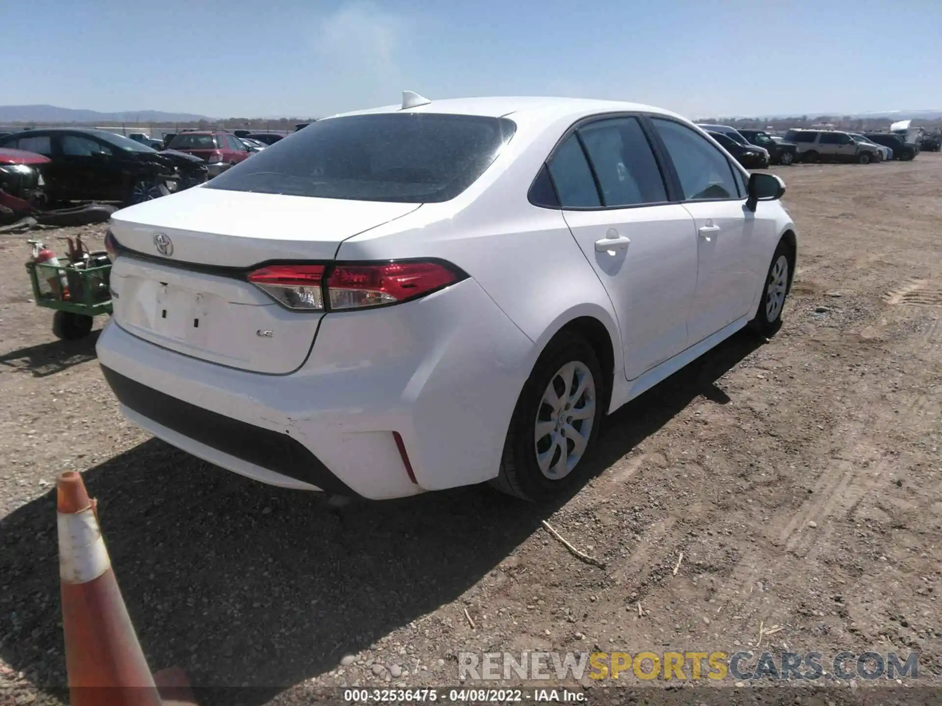 4 Photograph of a damaged car 5YFEPMAE9MP188094 TOYOTA COROLLA 2021