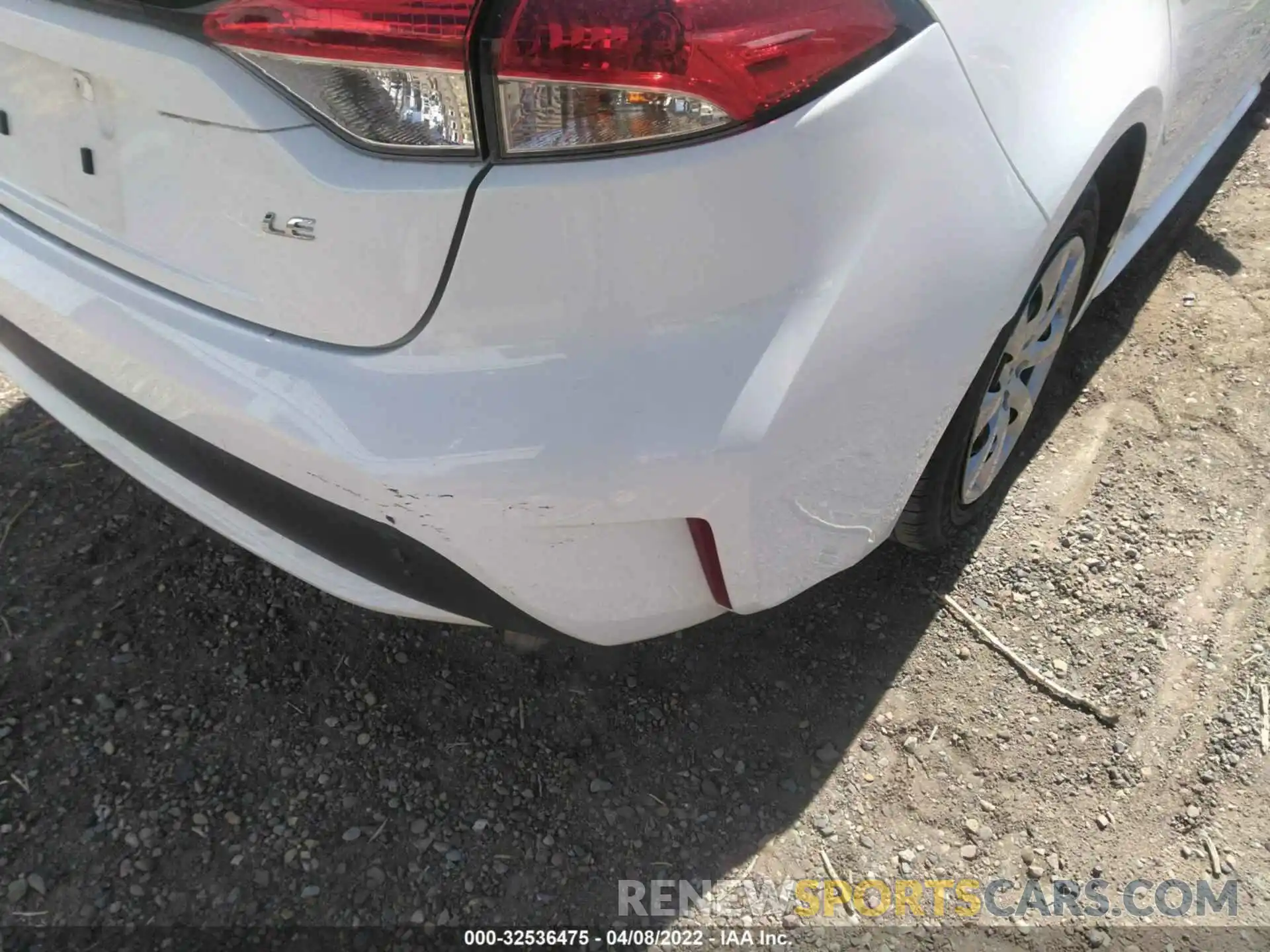 6 Photograph of a damaged car 5YFEPMAE9MP188094 TOYOTA COROLLA 2021