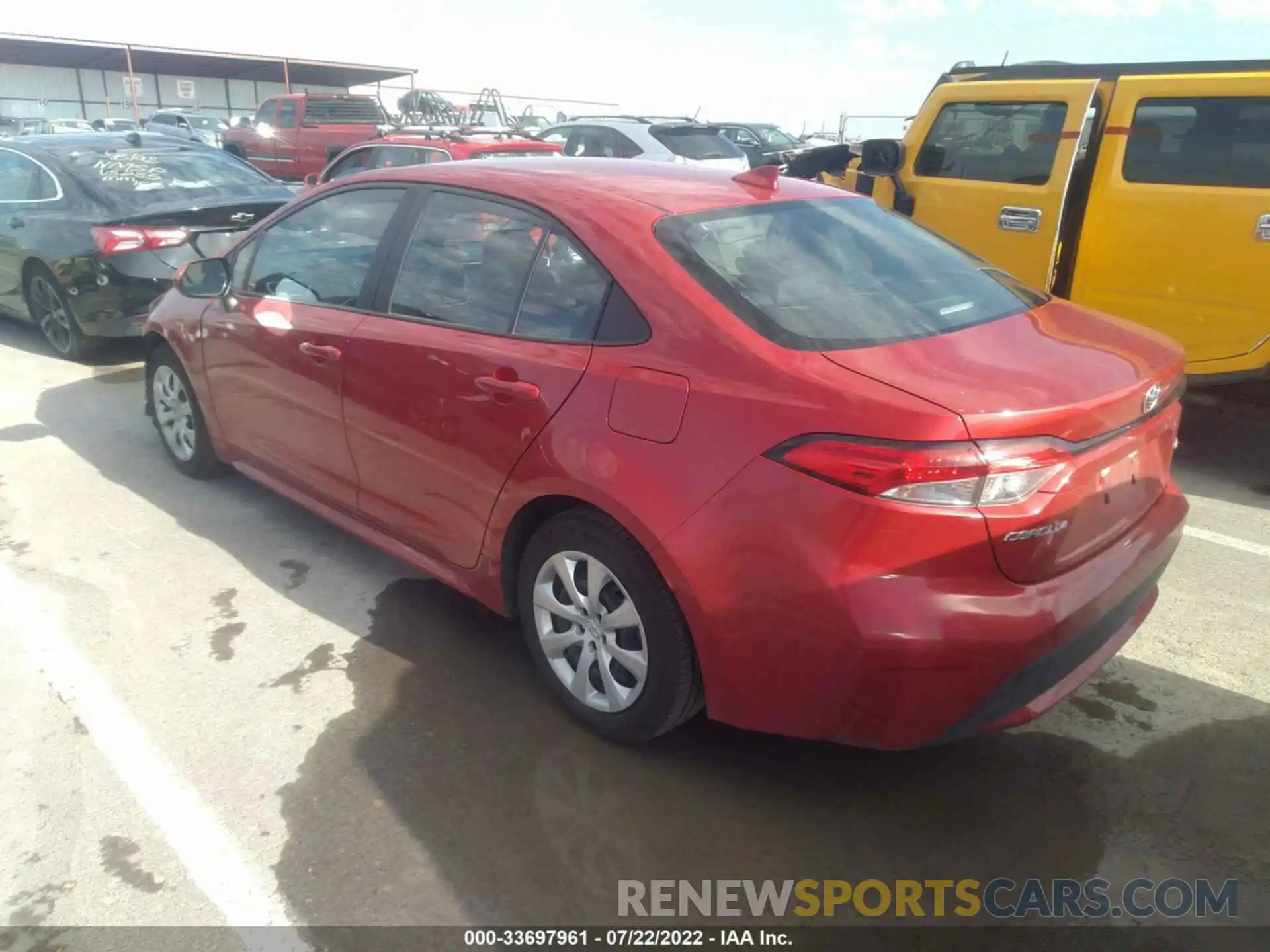 3 Photograph of a damaged car 5YFEPMAE9MP188368 TOYOTA COROLLA 2021