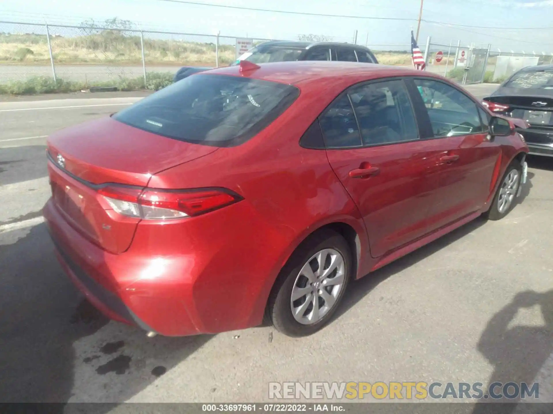 4 Photograph of a damaged car 5YFEPMAE9MP188368 TOYOTA COROLLA 2021