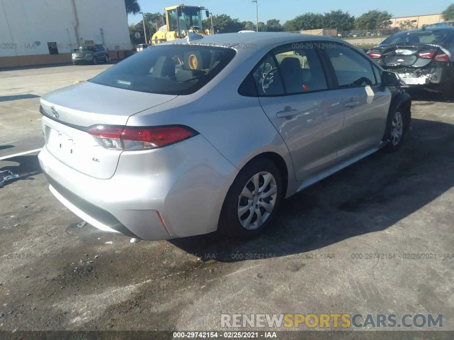 4 Photograph of a damaged car 5YFEPMAE9MP188550 TOYOTA COROLLA 2021