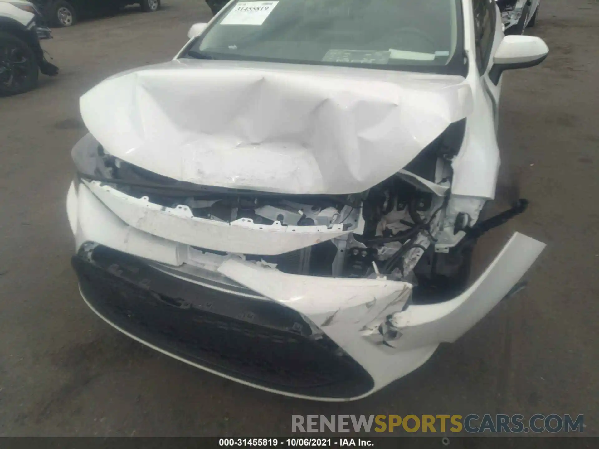 6 Photograph of a damaged car 5YFEPMAE9MP189116 TOYOTA COROLLA 2021