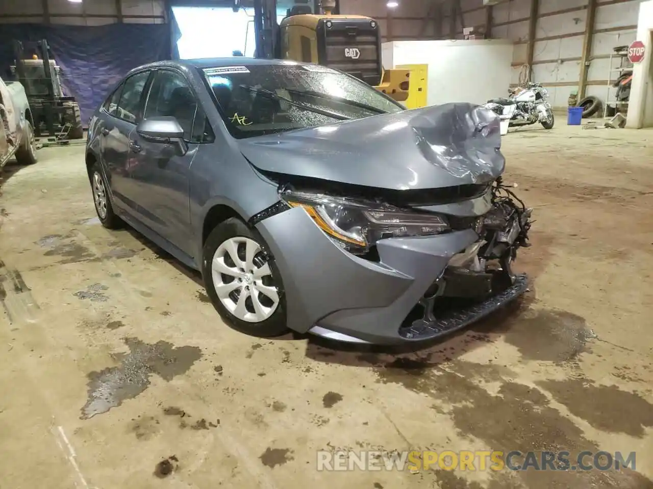 1 Photograph of a damaged car 5YFEPMAE9MP189200 TOYOTA COROLLA 2021