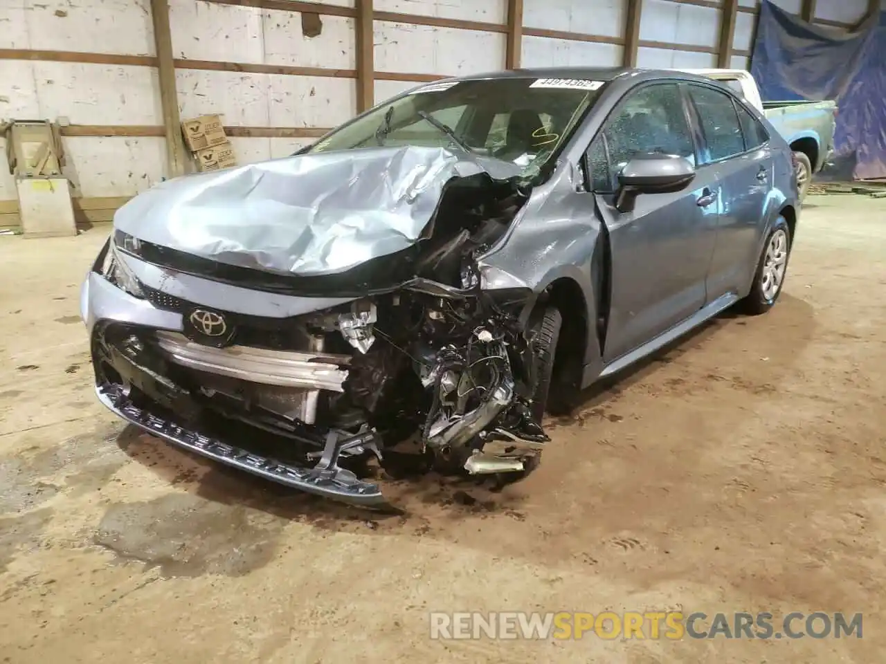 2 Photograph of a damaged car 5YFEPMAE9MP189200 TOYOTA COROLLA 2021