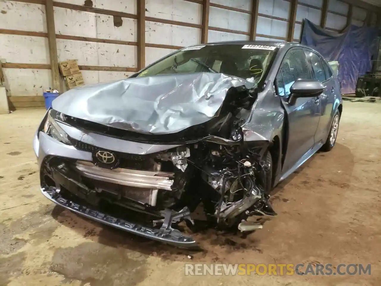 9 Photograph of a damaged car 5YFEPMAE9MP189200 TOYOTA COROLLA 2021