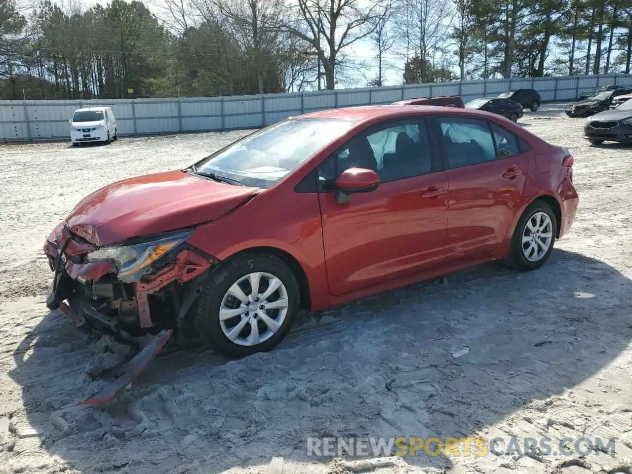 1 Photograph of a damaged car 5YFEPMAE9MP190170 TOYOTA COROLLA 2021