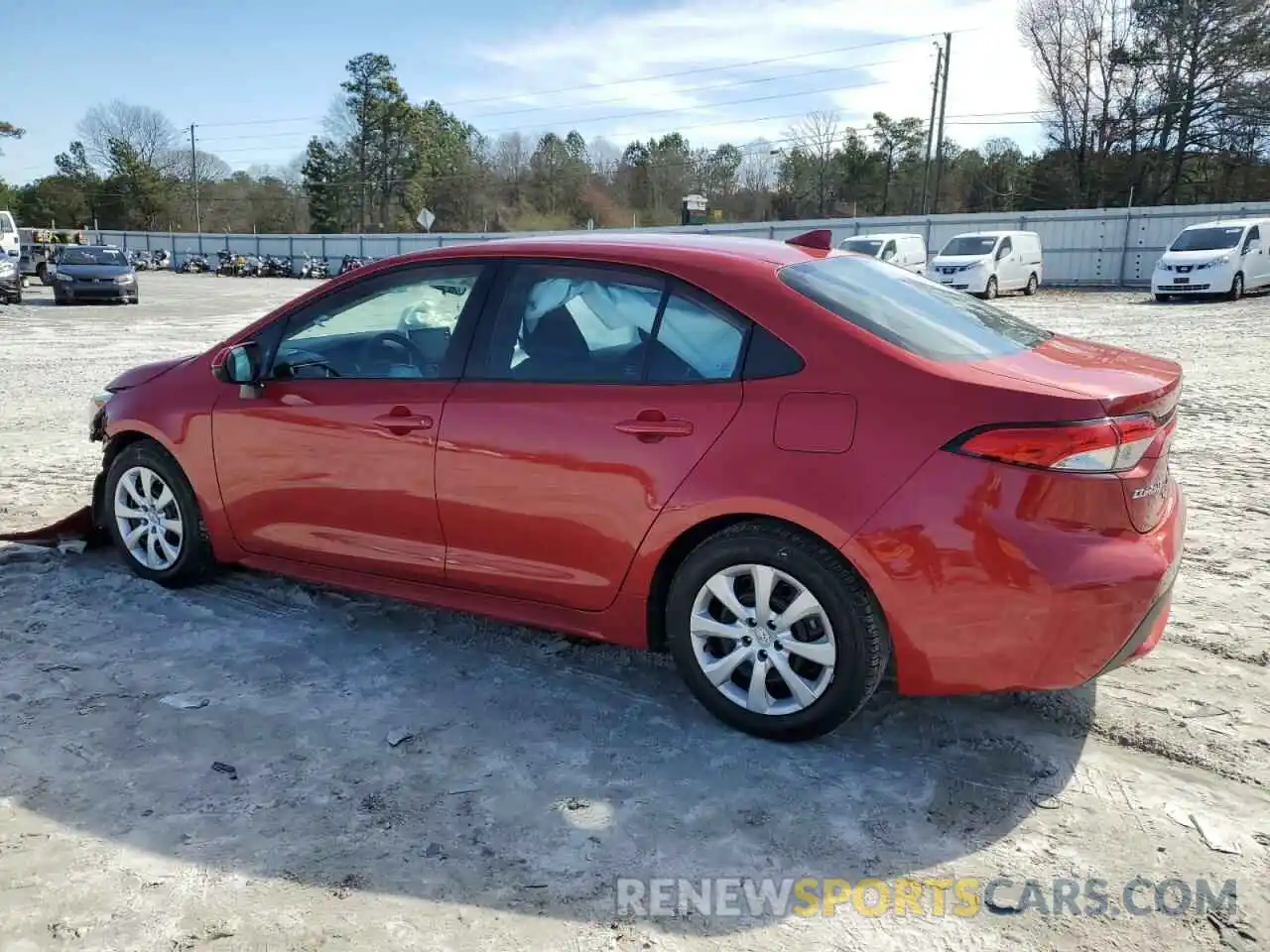 2 Photograph of a damaged car 5YFEPMAE9MP190170 TOYOTA COROLLA 2021