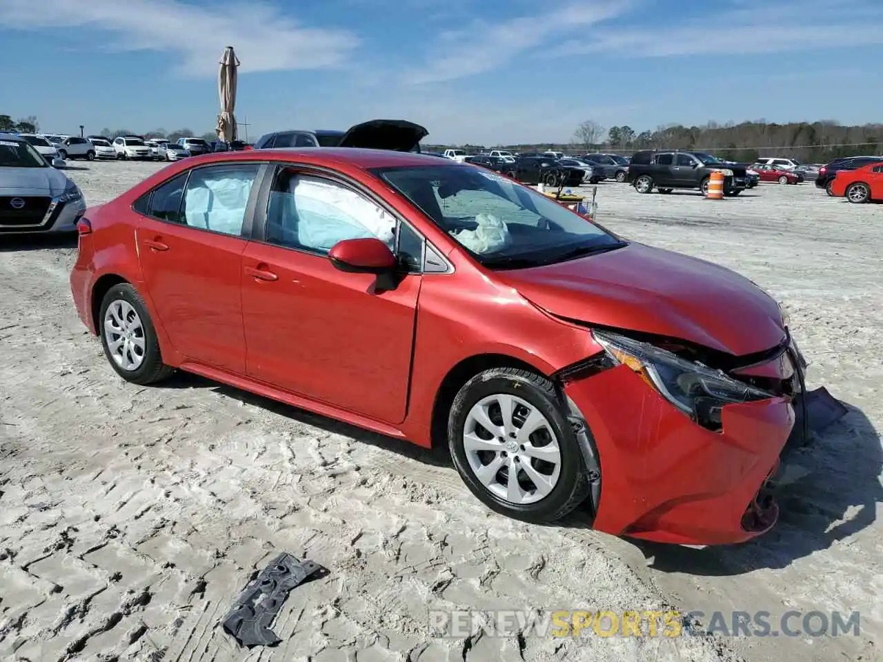 4 Photograph of a damaged car 5YFEPMAE9MP190170 TOYOTA COROLLA 2021