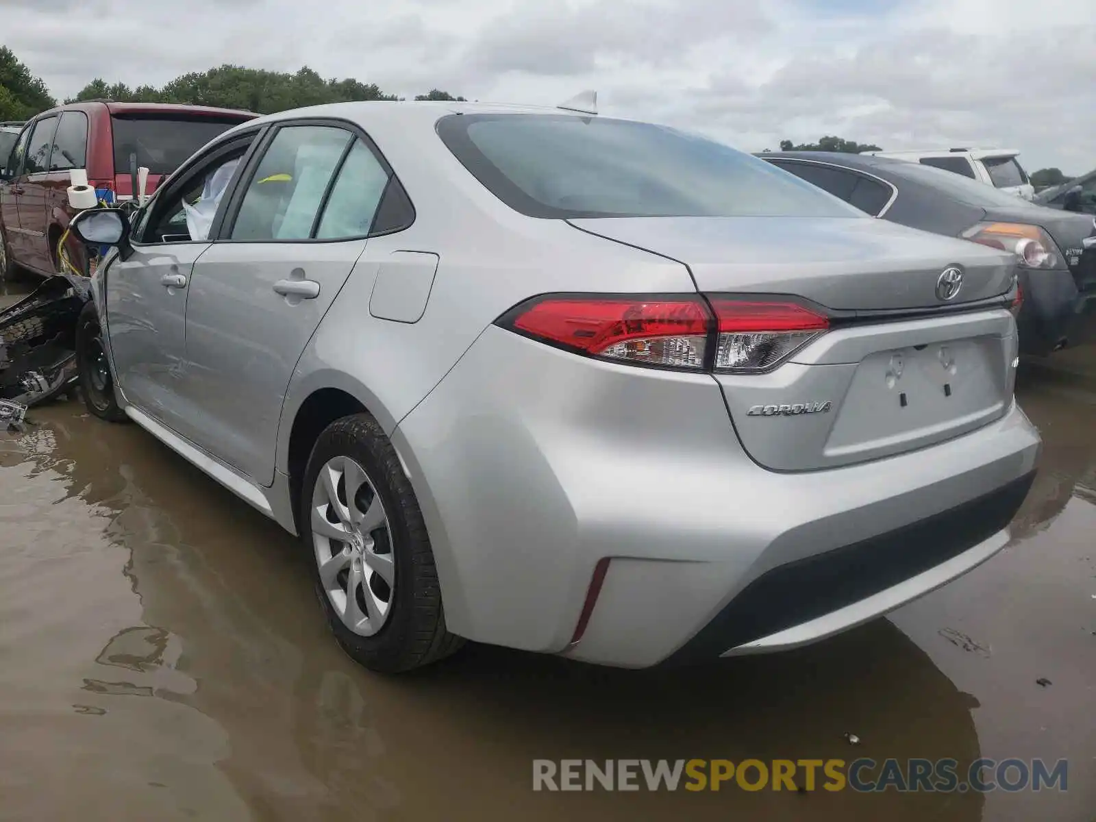 3 Photograph of a damaged car 5YFEPMAE9MP190203 TOYOTA COROLLA 2021