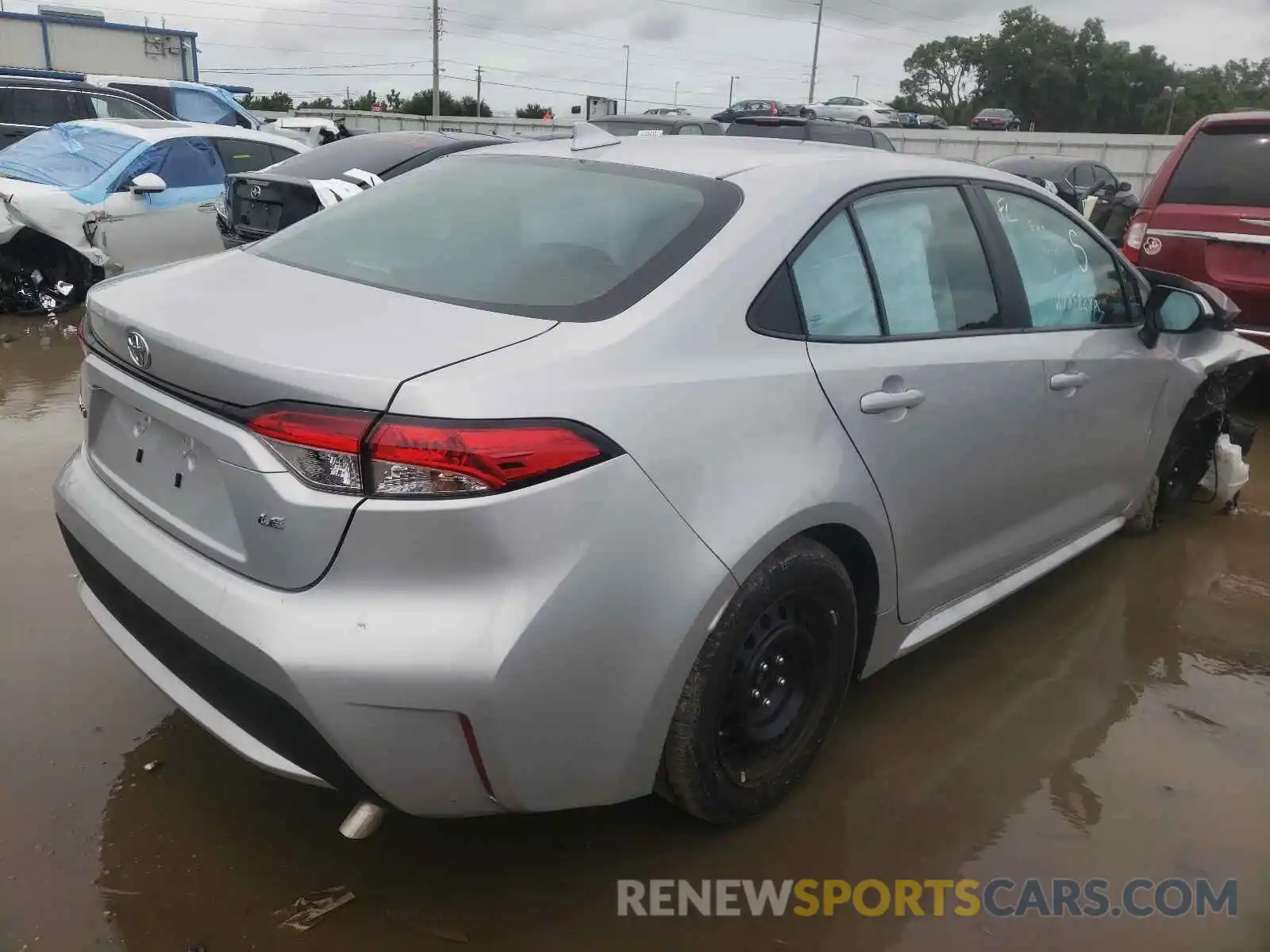 4 Photograph of a damaged car 5YFEPMAE9MP190203 TOYOTA COROLLA 2021