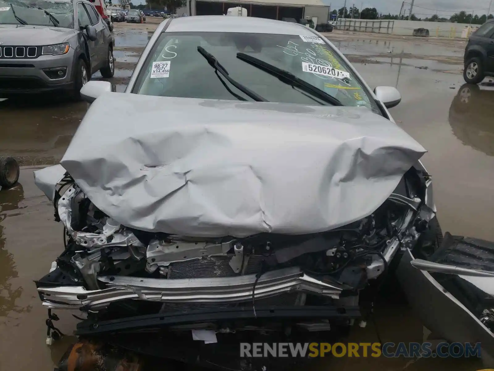 9 Photograph of a damaged car 5YFEPMAE9MP190203 TOYOTA COROLLA 2021