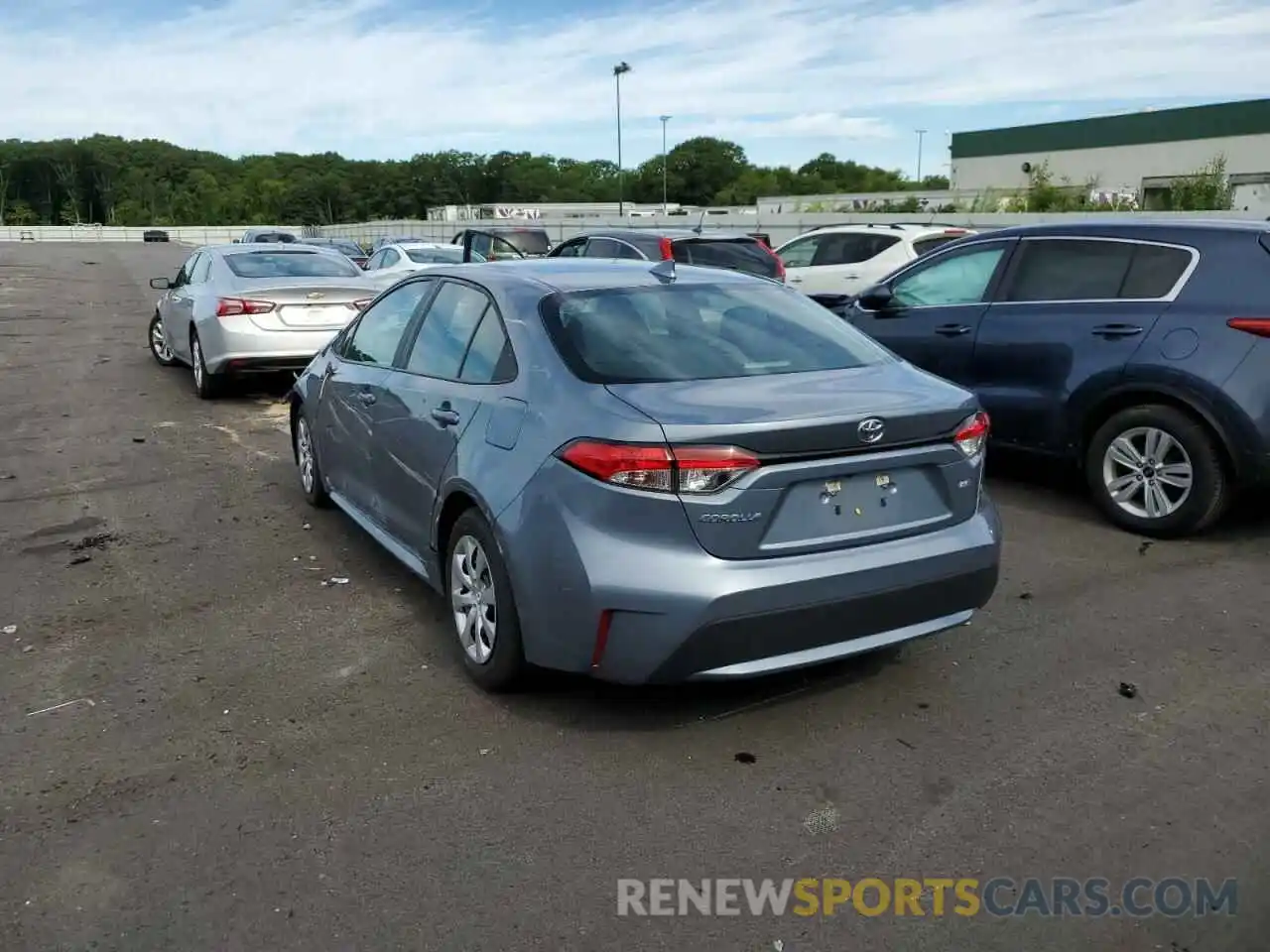 3 Photograph of a damaged car 5YFEPMAE9MP190587 TOYOTA COROLLA 2021