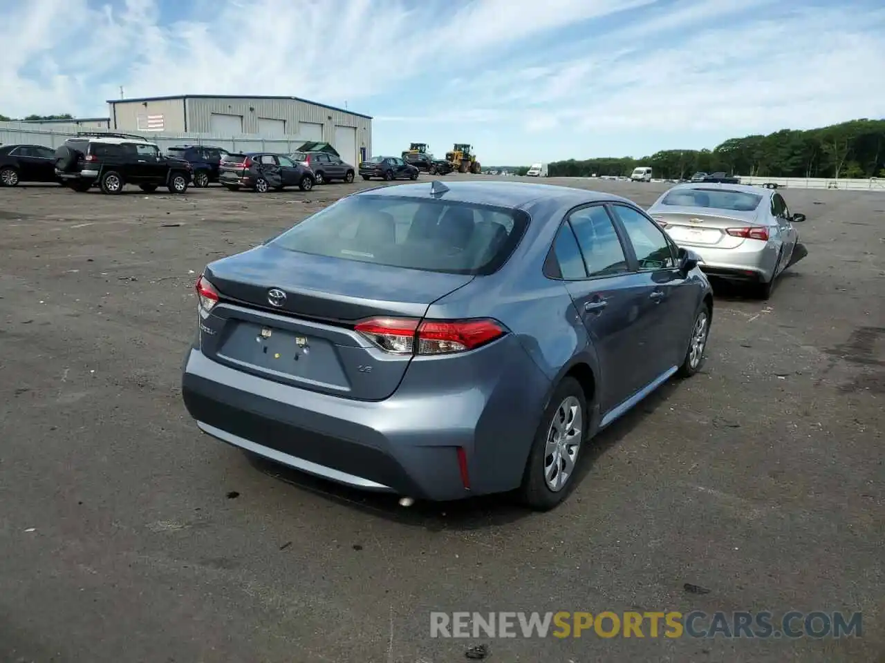 4 Photograph of a damaged car 5YFEPMAE9MP190587 TOYOTA COROLLA 2021