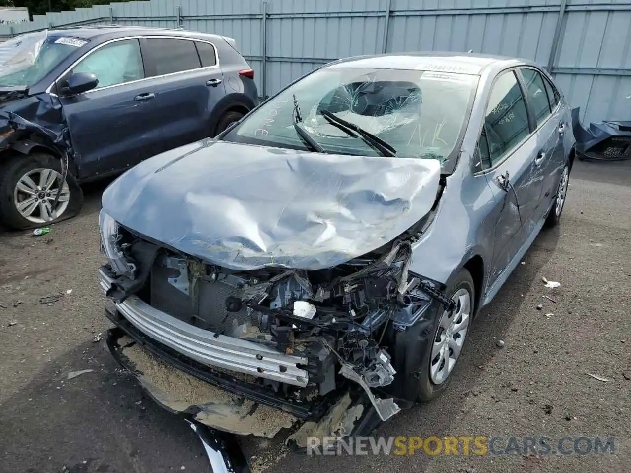 9 Photograph of a damaged car 5YFEPMAE9MP190587 TOYOTA COROLLA 2021