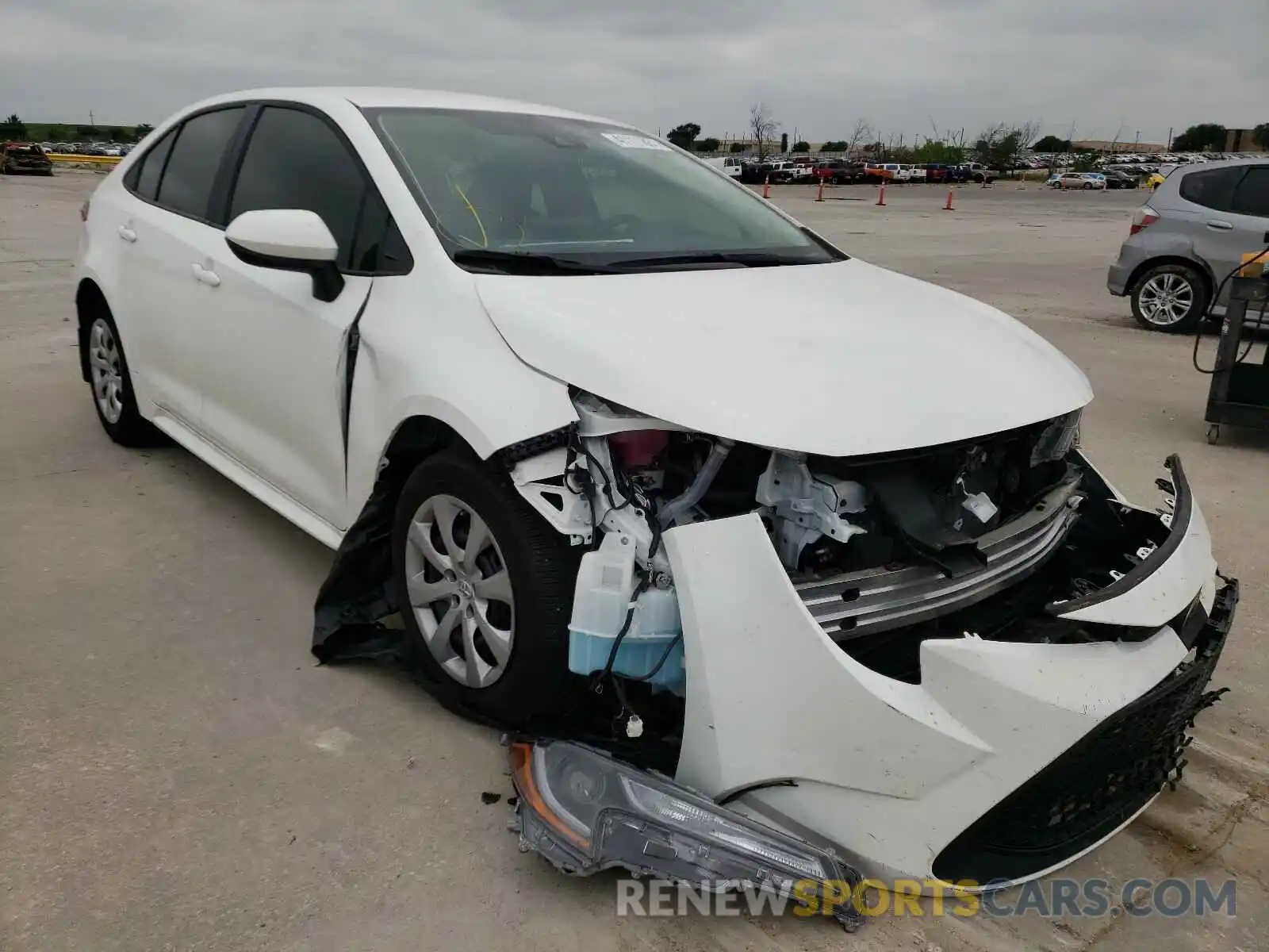 1 Photograph of a damaged car 5YFEPMAE9MP191805 TOYOTA COROLLA 2021