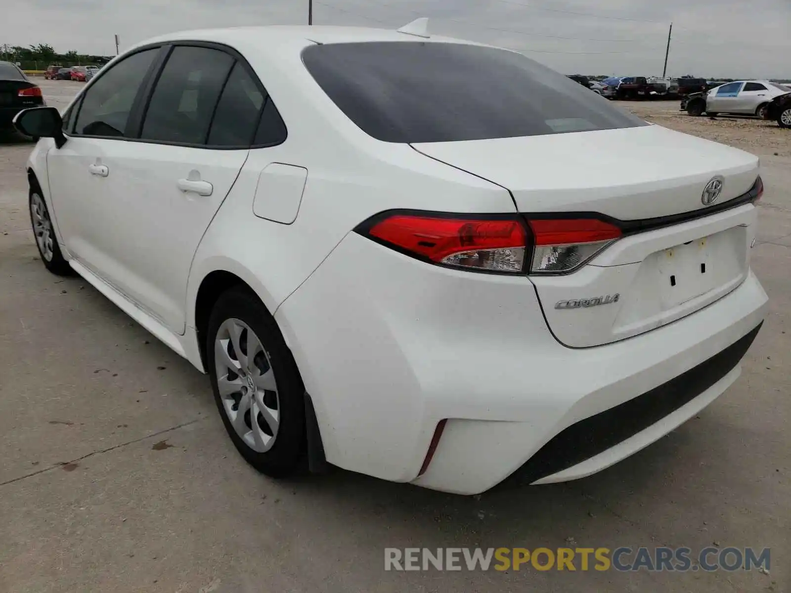 3 Photograph of a damaged car 5YFEPMAE9MP191805 TOYOTA COROLLA 2021