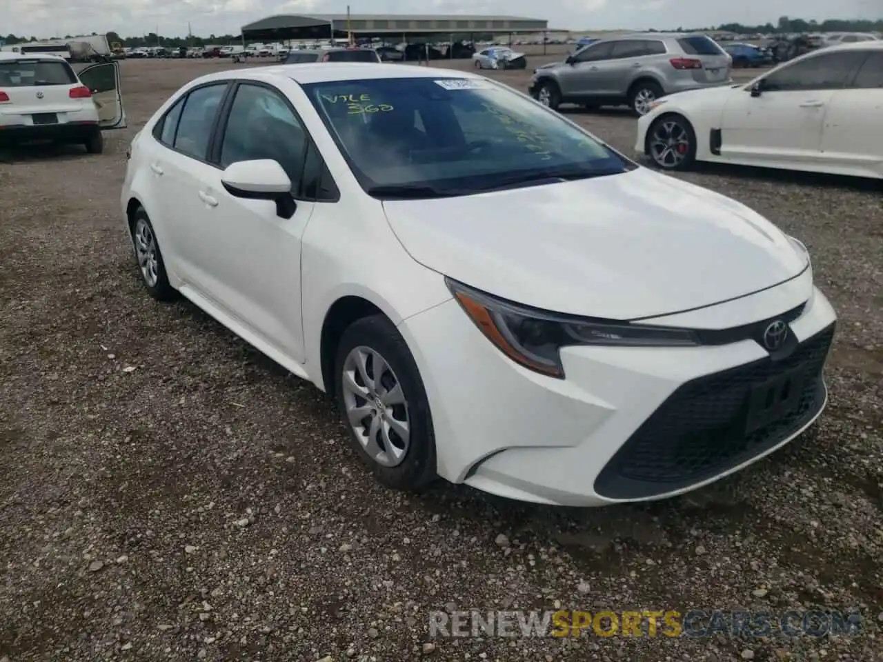 1 Photograph of a damaged car 5YFEPMAE9MP193036 TOYOTA COROLLA 2021