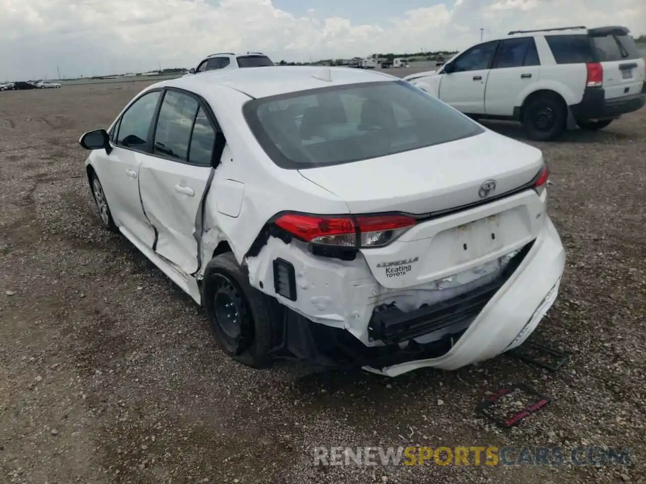 3 Photograph of a damaged car 5YFEPMAE9MP193036 TOYOTA COROLLA 2021