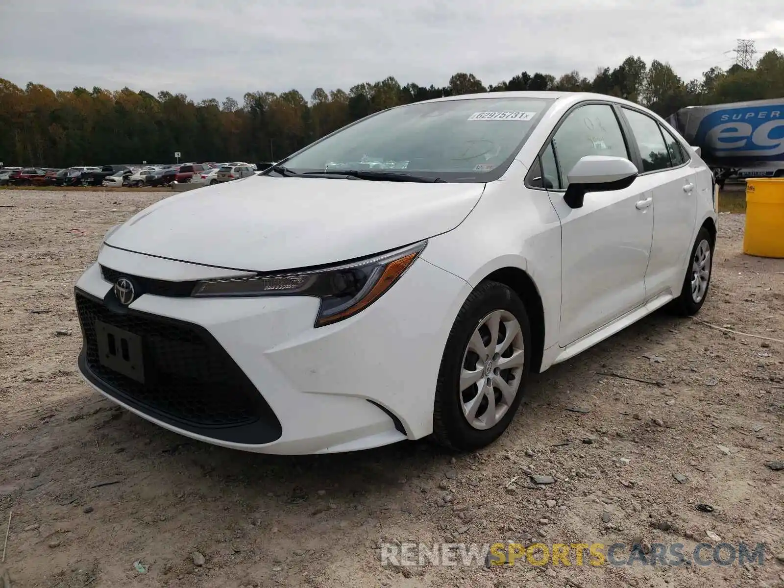 2 Photograph of a damaged car 5YFEPMAE9MP193389 TOYOTA COROLLA 2021