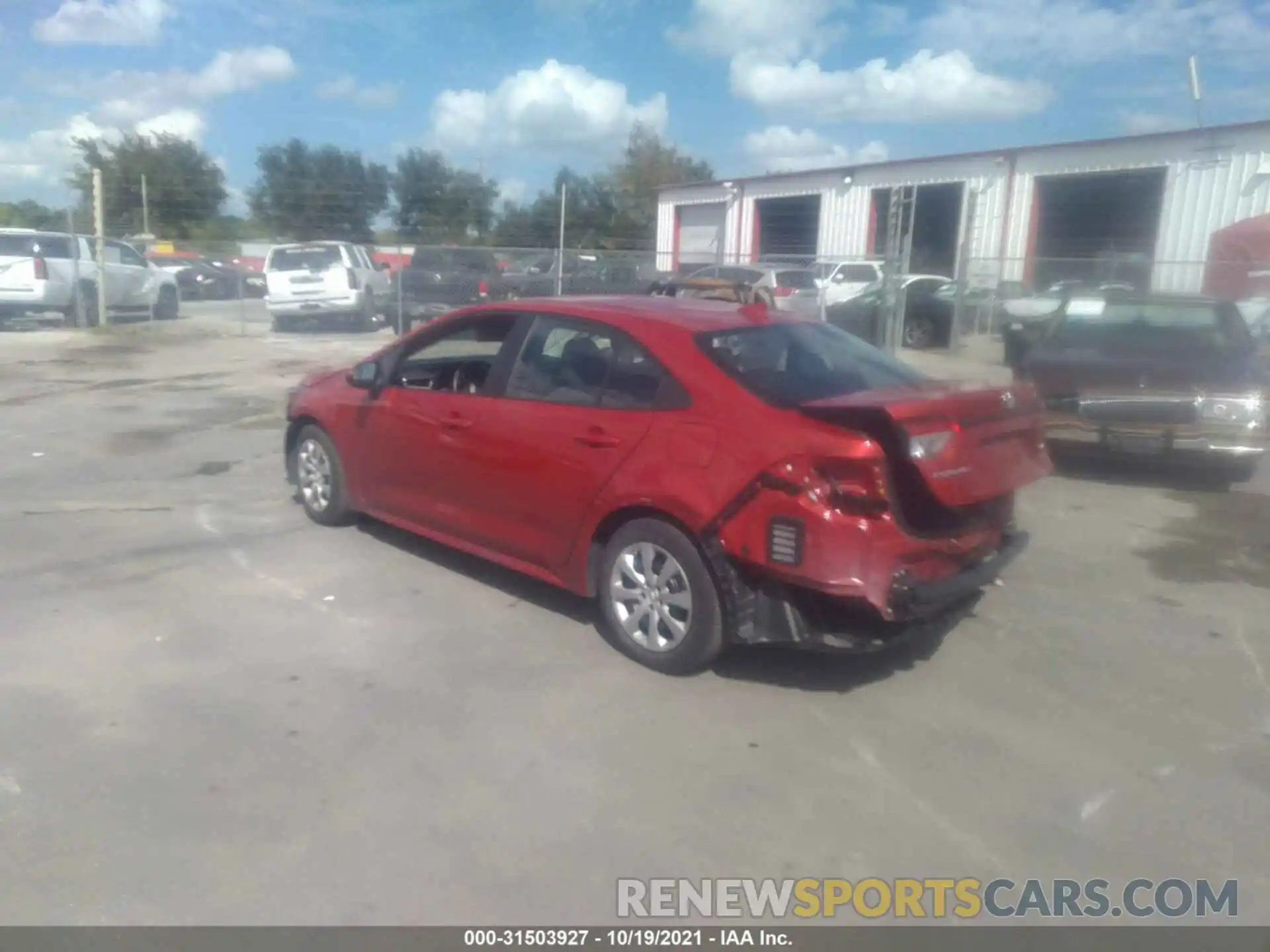 3 Photograph of a damaged car 5YFEPMAE9MP193859 TOYOTA COROLLA 2021