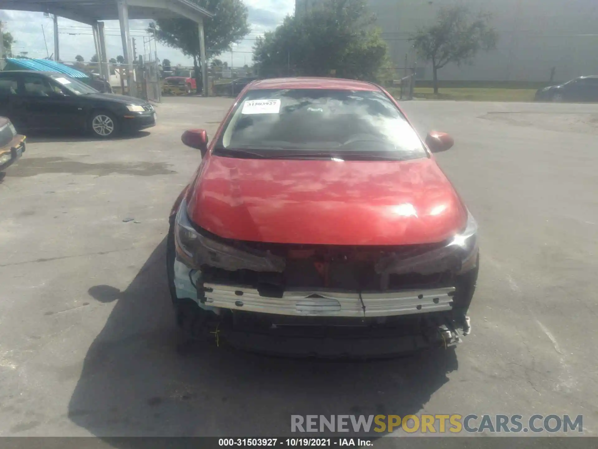 6 Photograph of a damaged car 5YFEPMAE9MP193859 TOYOTA COROLLA 2021