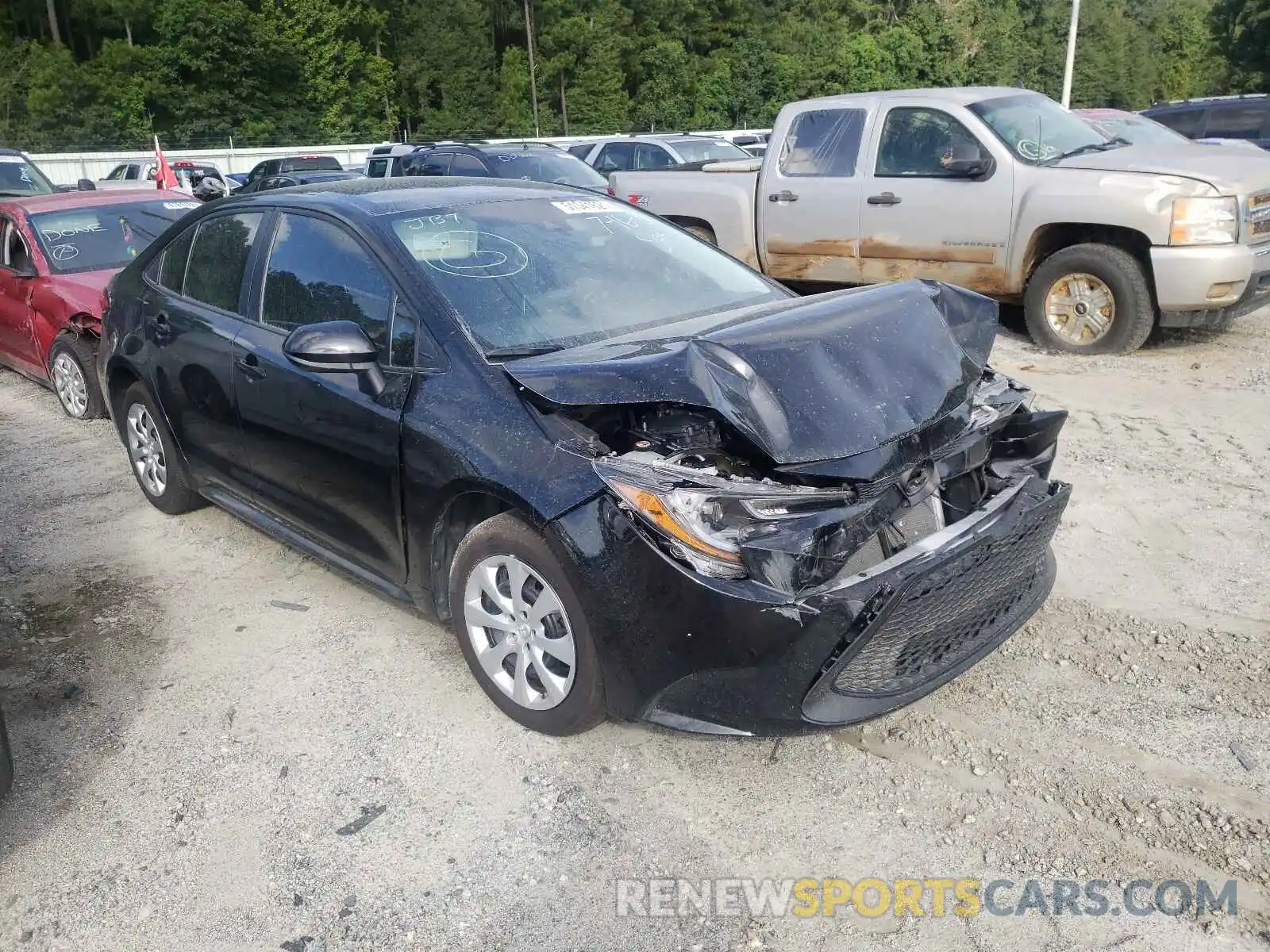 1 Photograph of a damaged car 5YFEPMAE9MP193909 TOYOTA COROLLA 2021