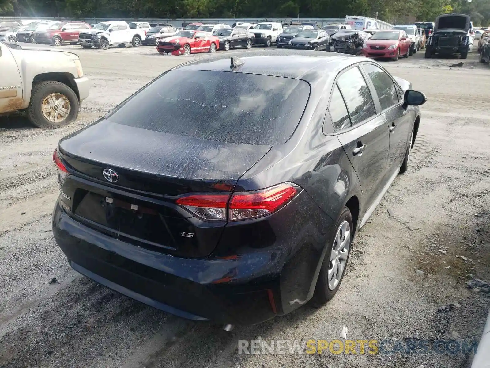 4 Photograph of a damaged car 5YFEPMAE9MP193909 TOYOTA COROLLA 2021