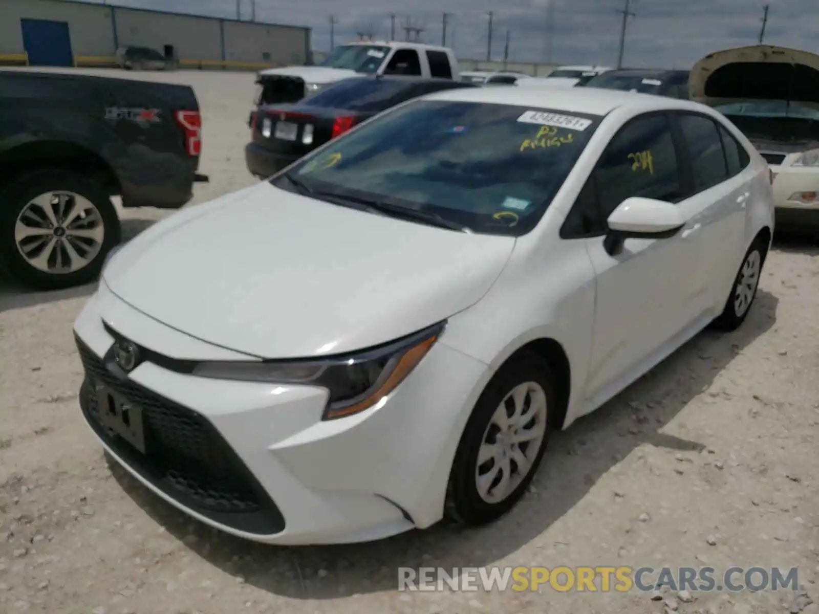 2 Photograph of a damaged car 5YFEPMAE9MP194154 TOYOTA COROLLA 2021