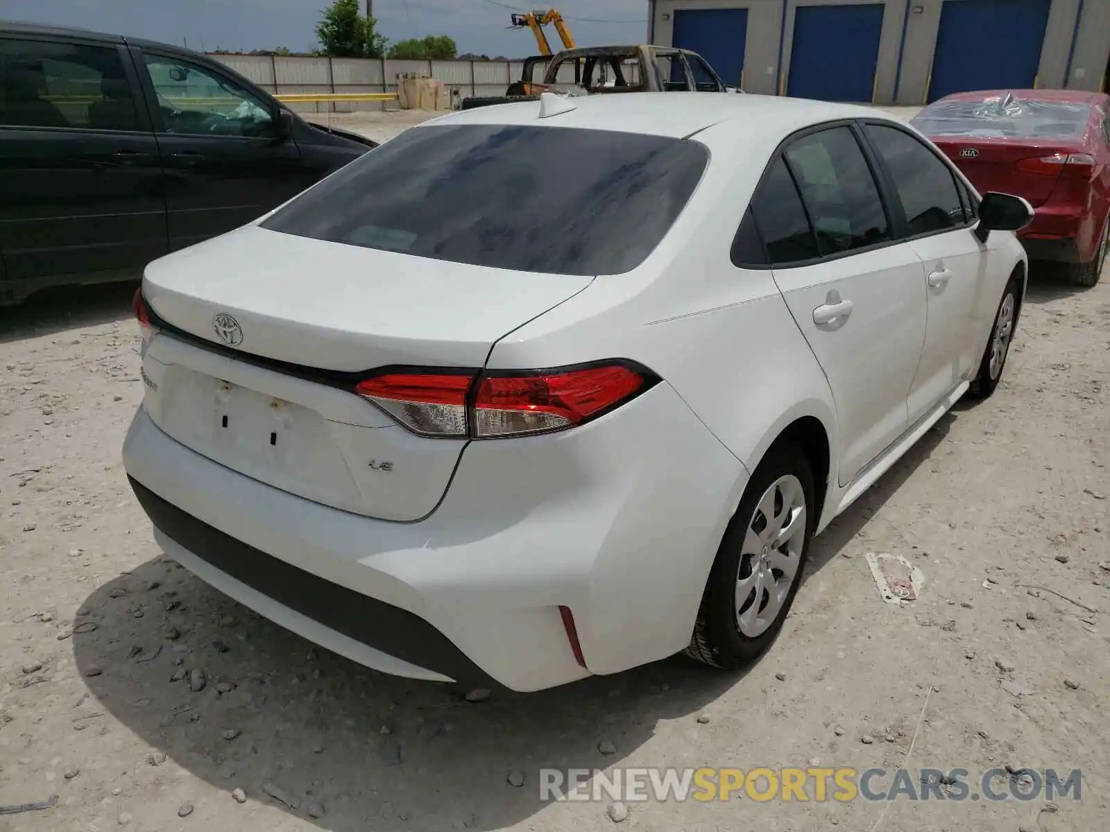 4 Photograph of a damaged car 5YFEPMAE9MP194154 TOYOTA COROLLA 2021