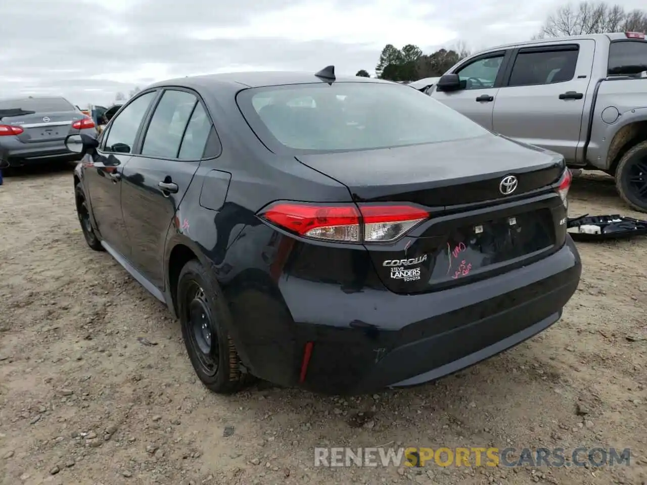 3 Photograph of a damaged car 5YFEPMAE9MP194266 TOYOTA COROLLA 2021