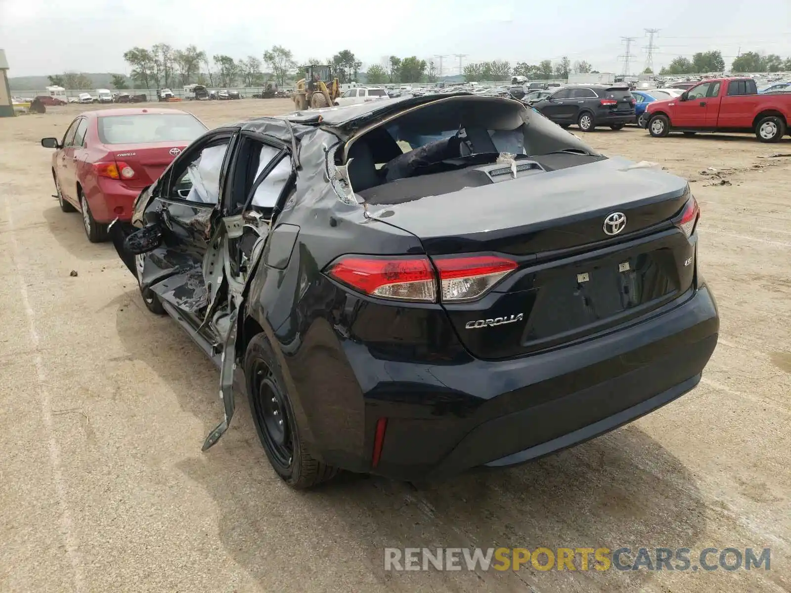 3 Photograph of a damaged car 5YFEPMAE9MP195174 TOYOTA COROLLA 2021