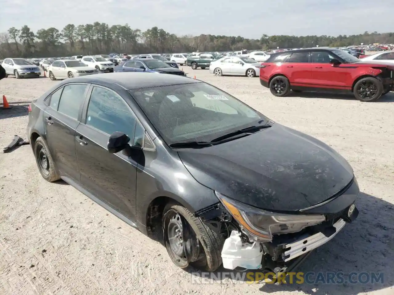 1 Photograph of a damaged car 5YFEPMAE9MP195255 TOYOTA COROLLA 2021