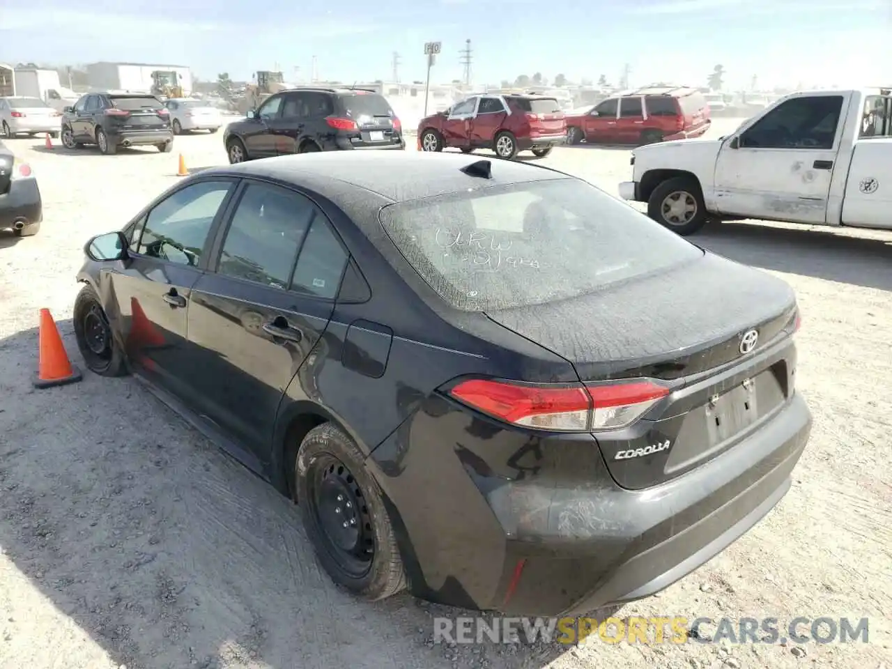 3 Photograph of a damaged car 5YFEPMAE9MP195255 TOYOTA COROLLA 2021