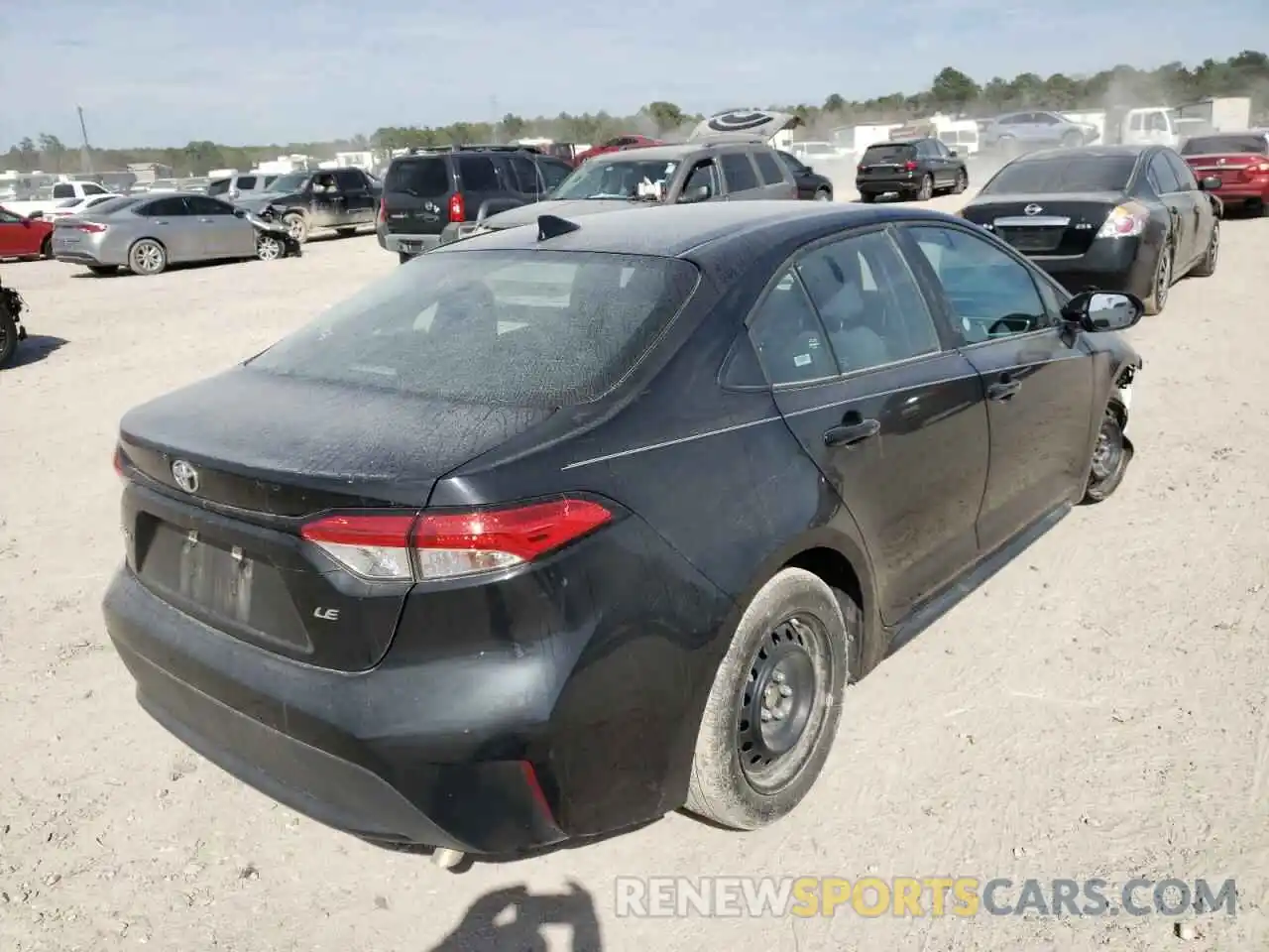 4 Photograph of a damaged car 5YFEPMAE9MP195255 TOYOTA COROLLA 2021