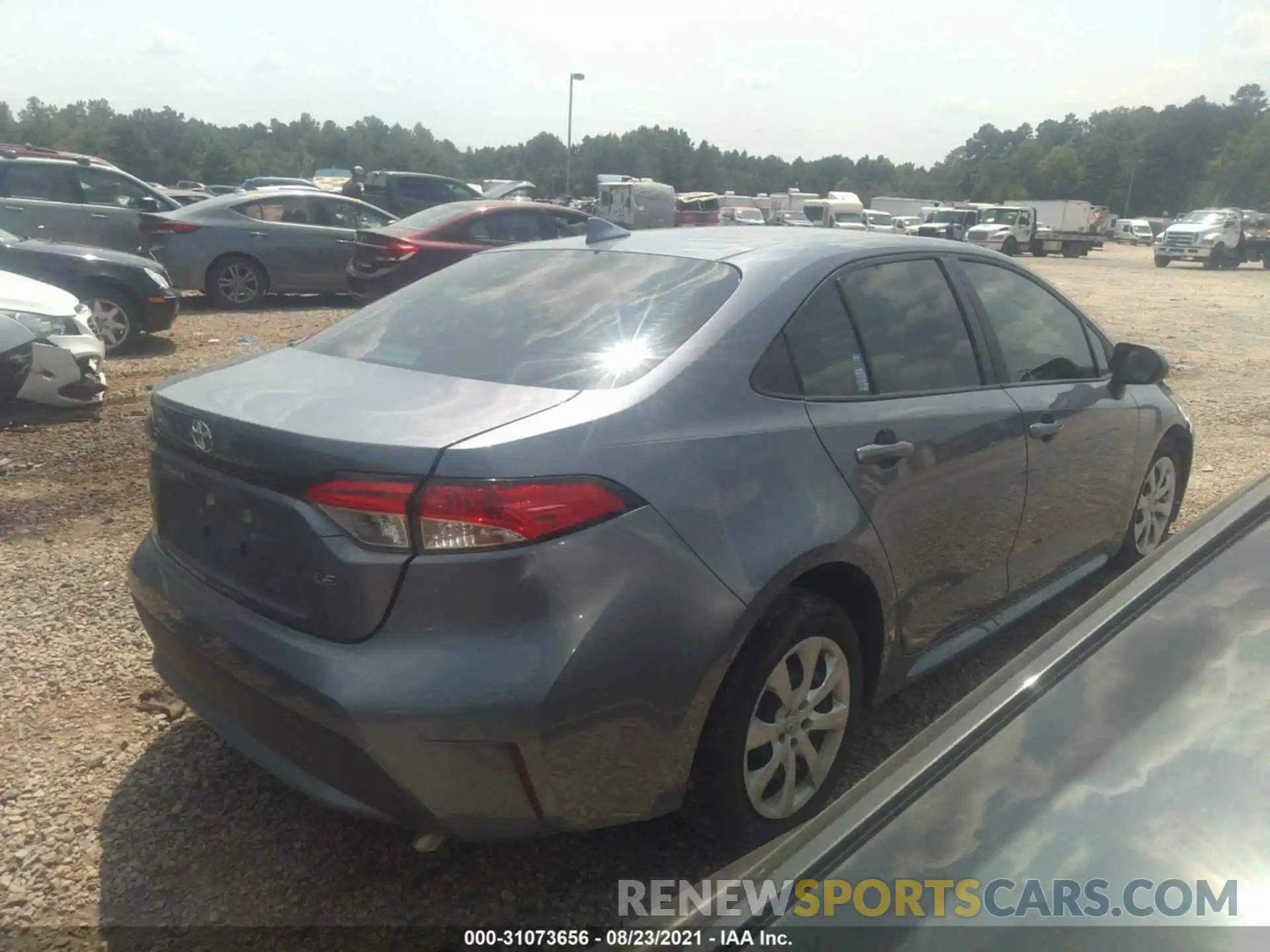 4 Photograph of a damaged car 5YFEPMAE9MP195367 TOYOTA COROLLA 2021