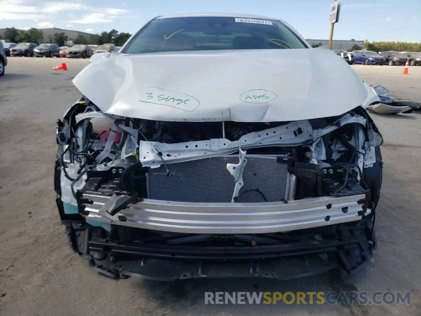 9 Photograph of a damaged car 5YFEPMAE9MP195496 TOYOTA COROLLA 2021