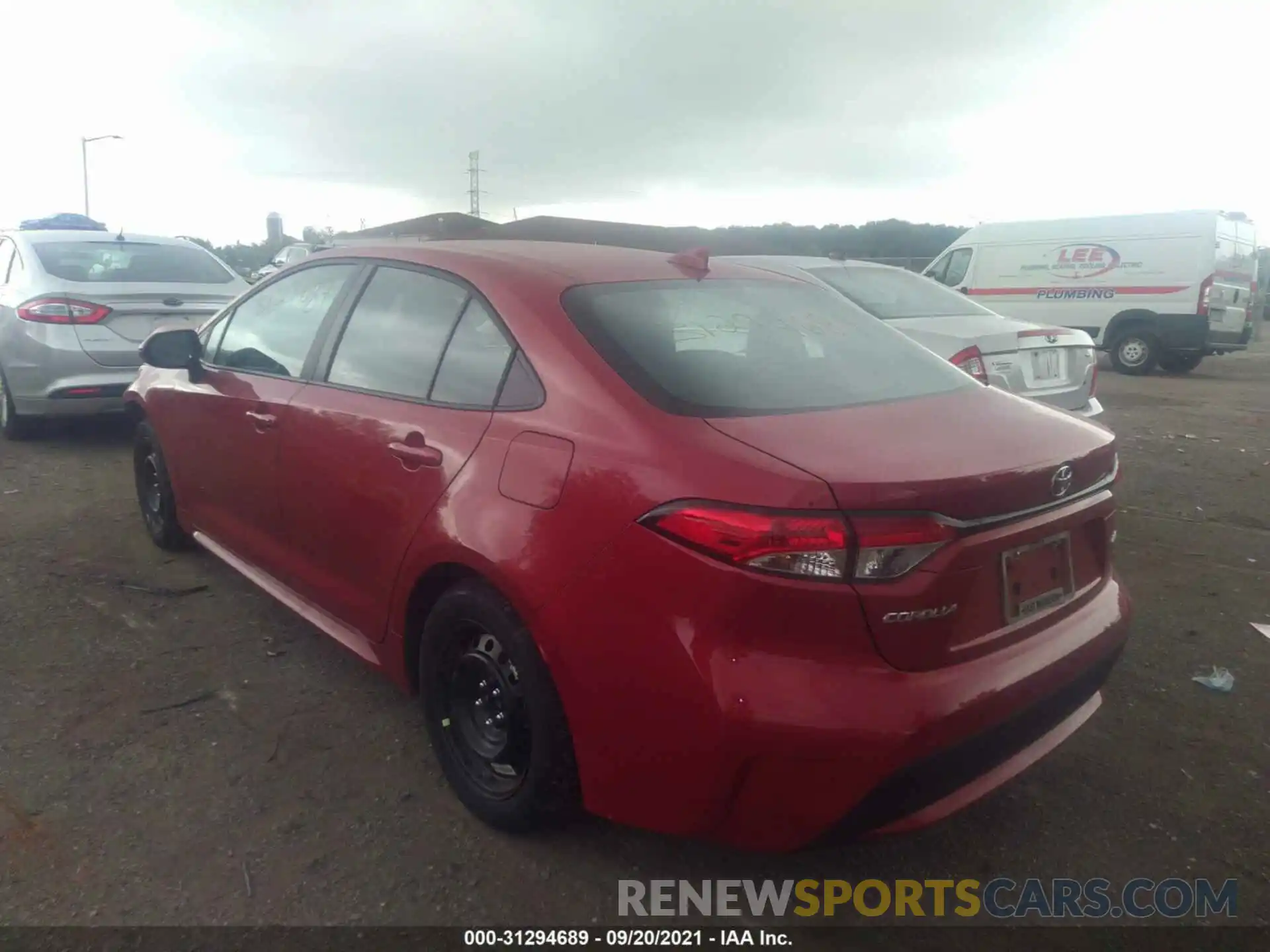 3 Photograph of a damaged car 5YFEPMAE9MP196874 TOYOTA COROLLA 2021