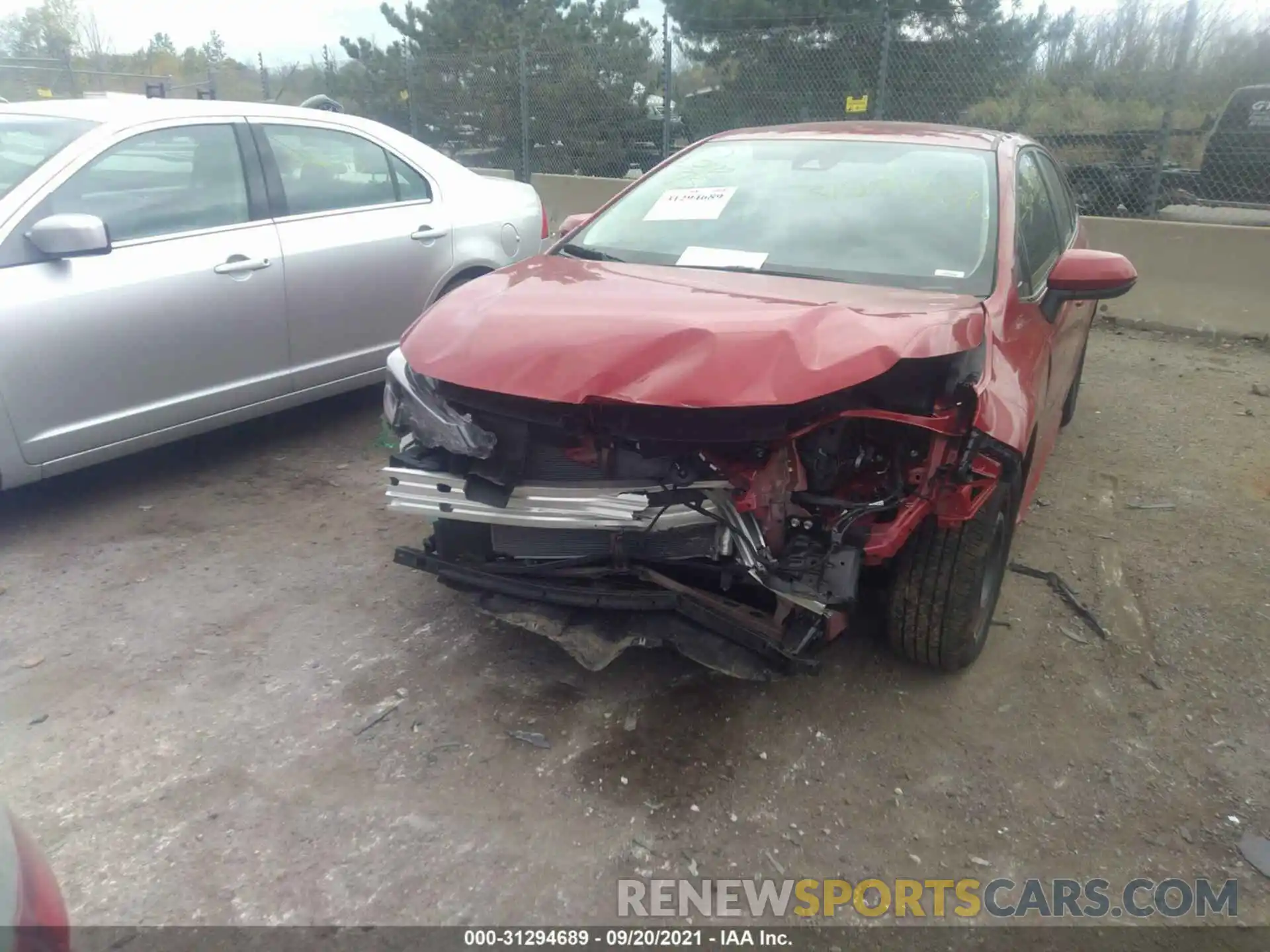 6 Photograph of a damaged car 5YFEPMAE9MP196874 TOYOTA COROLLA 2021