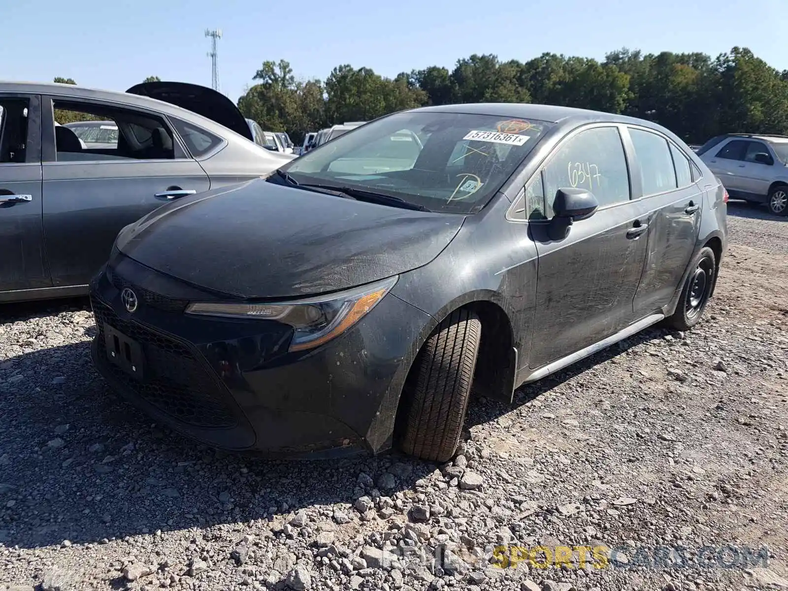 2 Photograph of a damaged car 5YFEPMAE9MP197099 TOYOTA COROLLA 2021