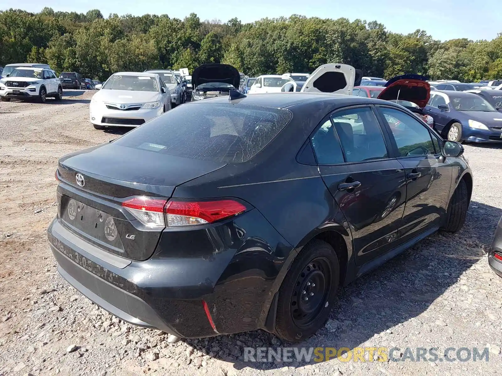 4 Photograph of a damaged car 5YFEPMAE9MP197099 TOYOTA COROLLA 2021