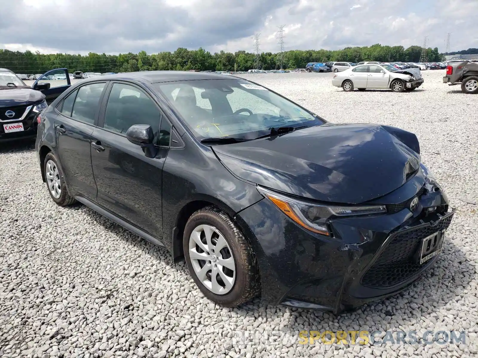 1 Photograph of a damaged car 5YFEPMAE9MP199015 TOYOTA COROLLA 2021