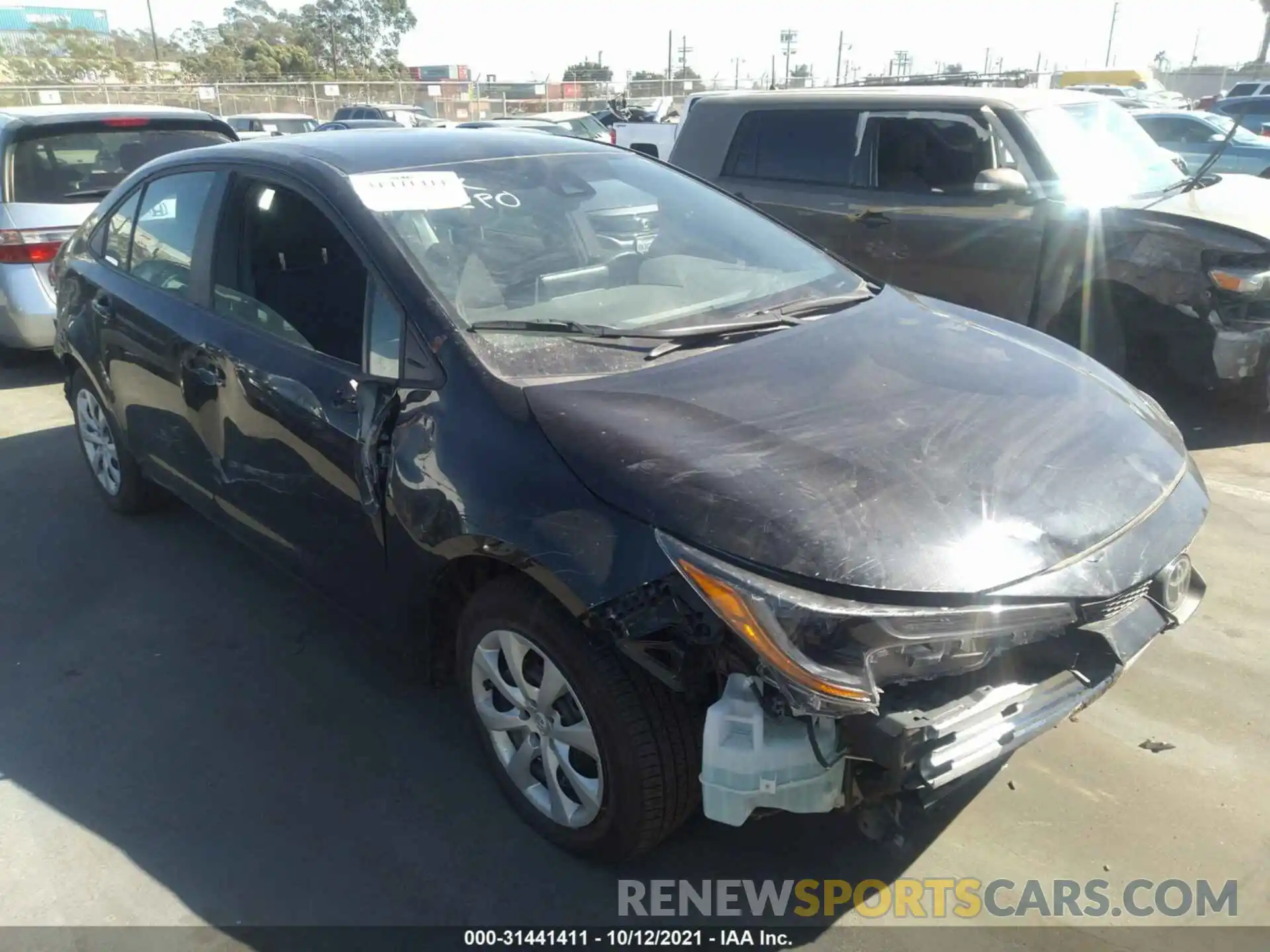 1 Photograph of a damaged car 5YFEPMAE9MP200017 TOYOTA COROLLA 2021