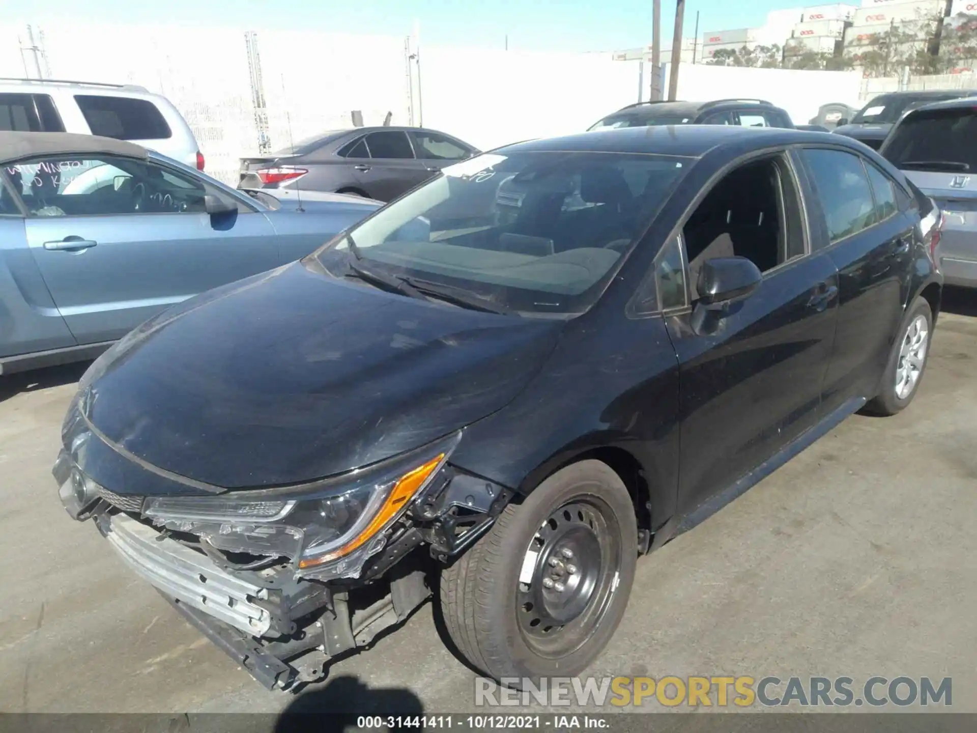 2 Photograph of a damaged car 5YFEPMAE9MP200017 TOYOTA COROLLA 2021