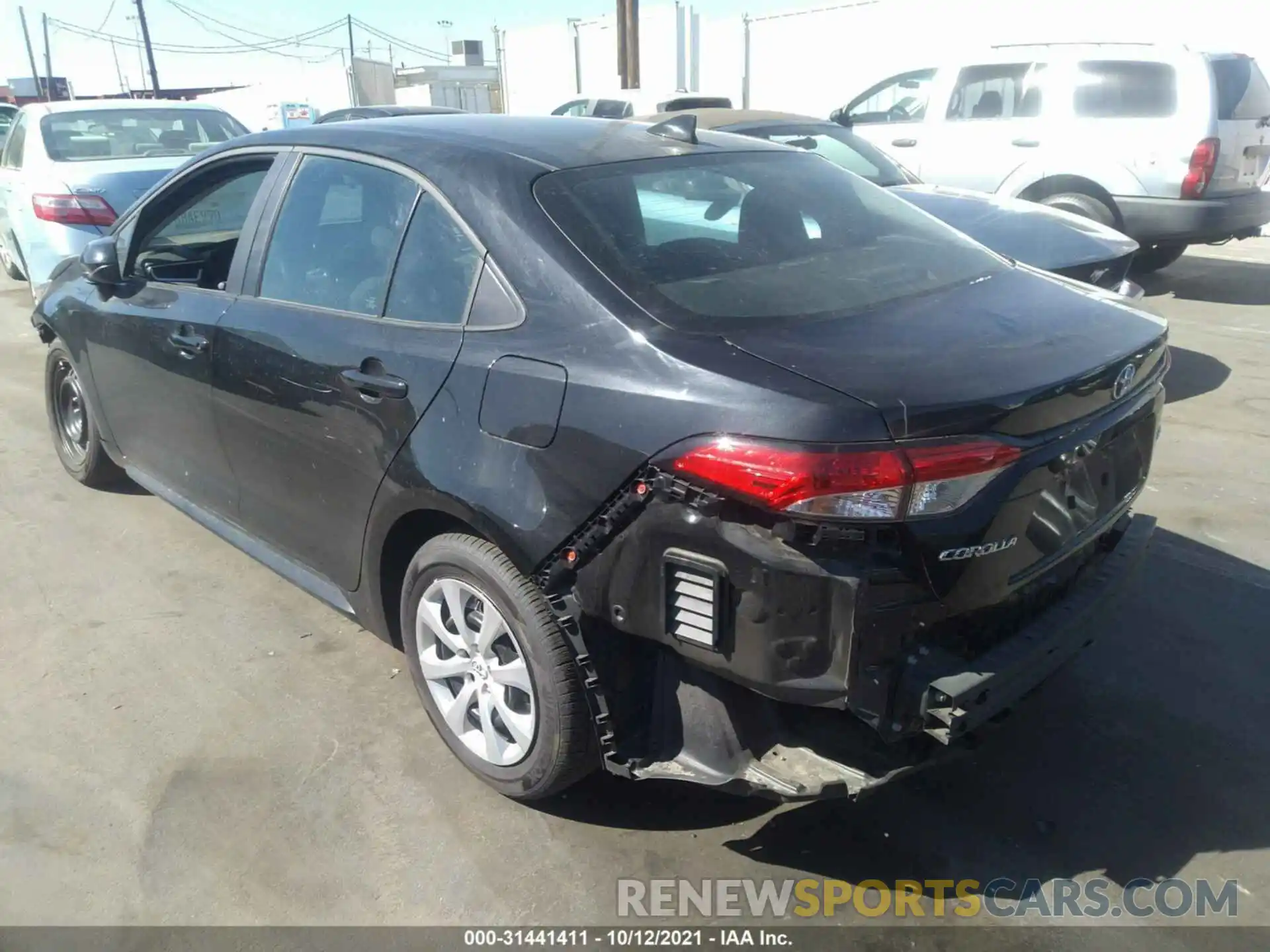 3 Photograph of a damaged car 5YFEPMAE9MP200017 TOYOTA COROLLA 2021