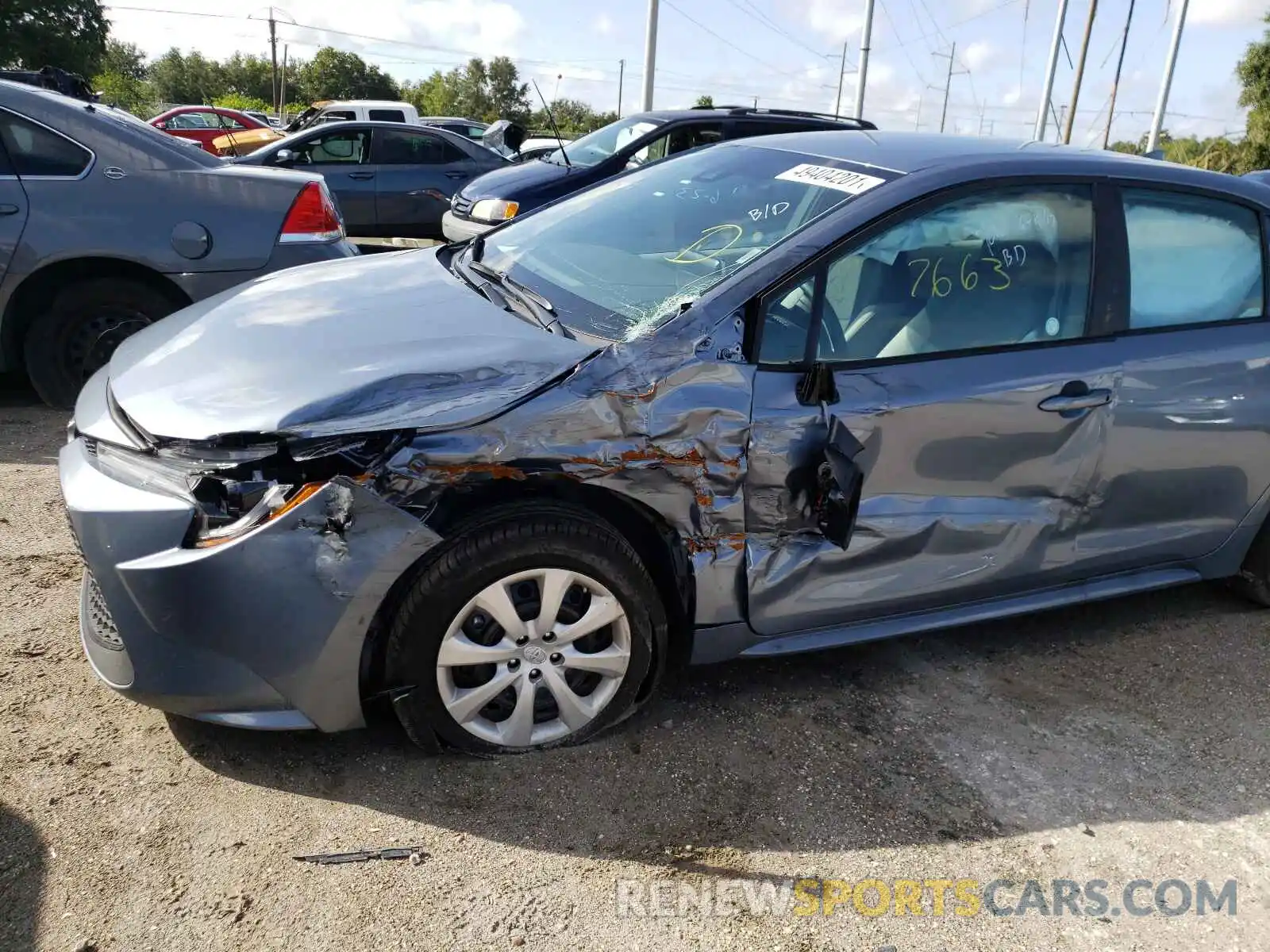 9 Photograph of a damaged car 5YFEPMAE9MP200258 TOYOTA COROLLA 2021