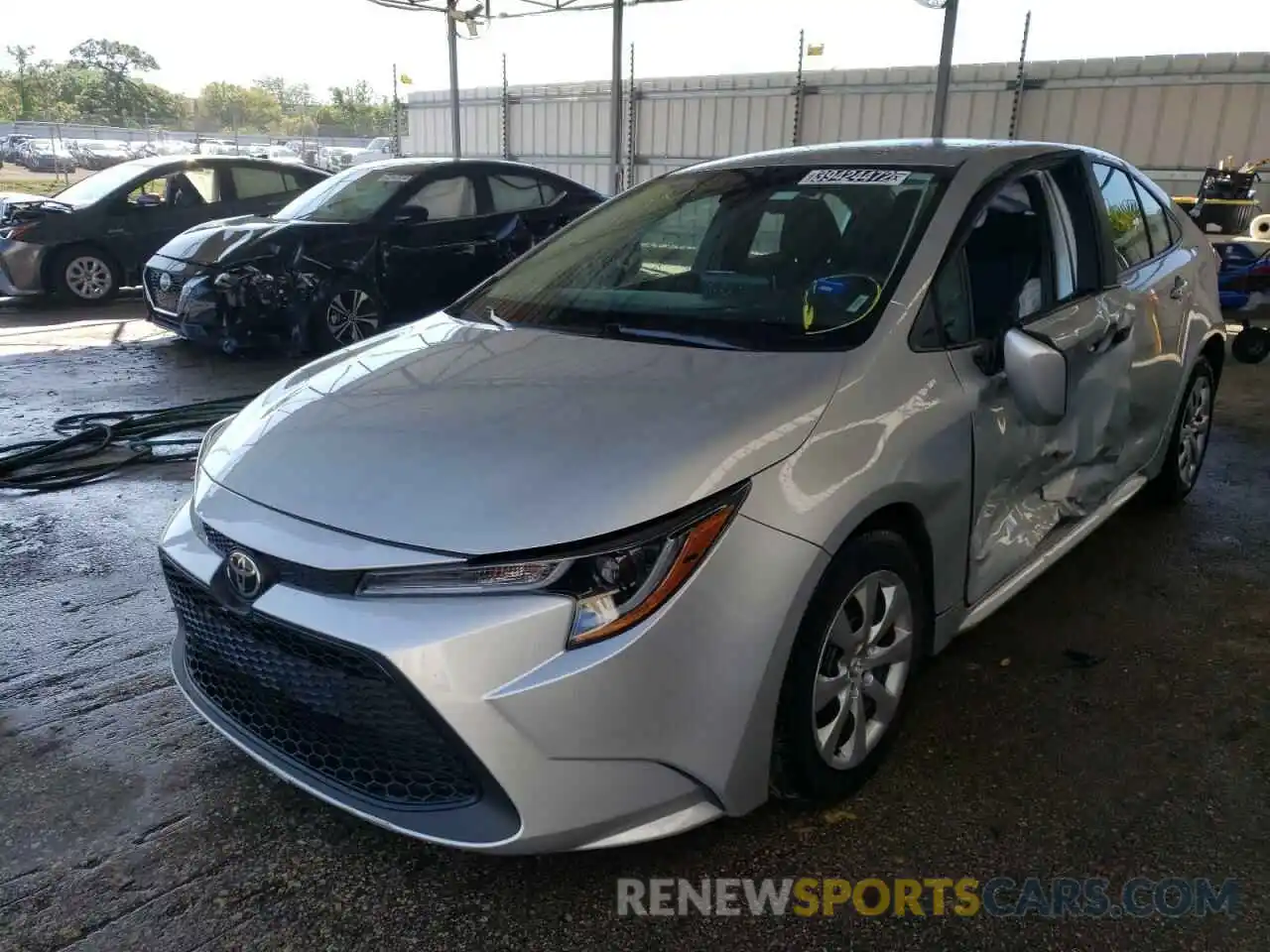 2 Photograph of a damaged car 5YFEPMAE9MP200714 TOYOTA COROLLA 2021